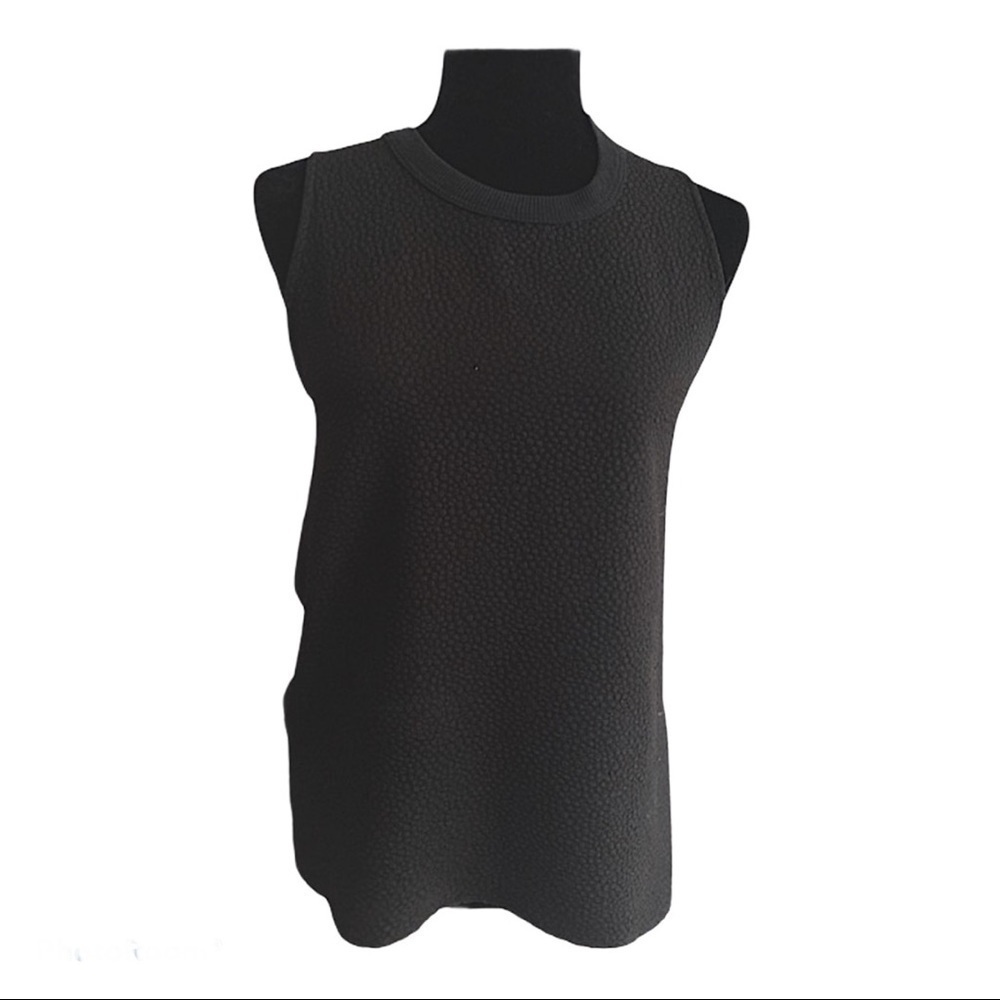 Zara trafaluc sleeveless black blouse Small